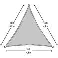 thumbnail image 3 of Bâche pare-soleil triangle,poids lourd,16x16,bleue, 3 of 9