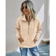 thumbnail image 2 of Sudadera PRETTYGARDEN casual de manga larga para mujer, color albaricoque, 2 of 6