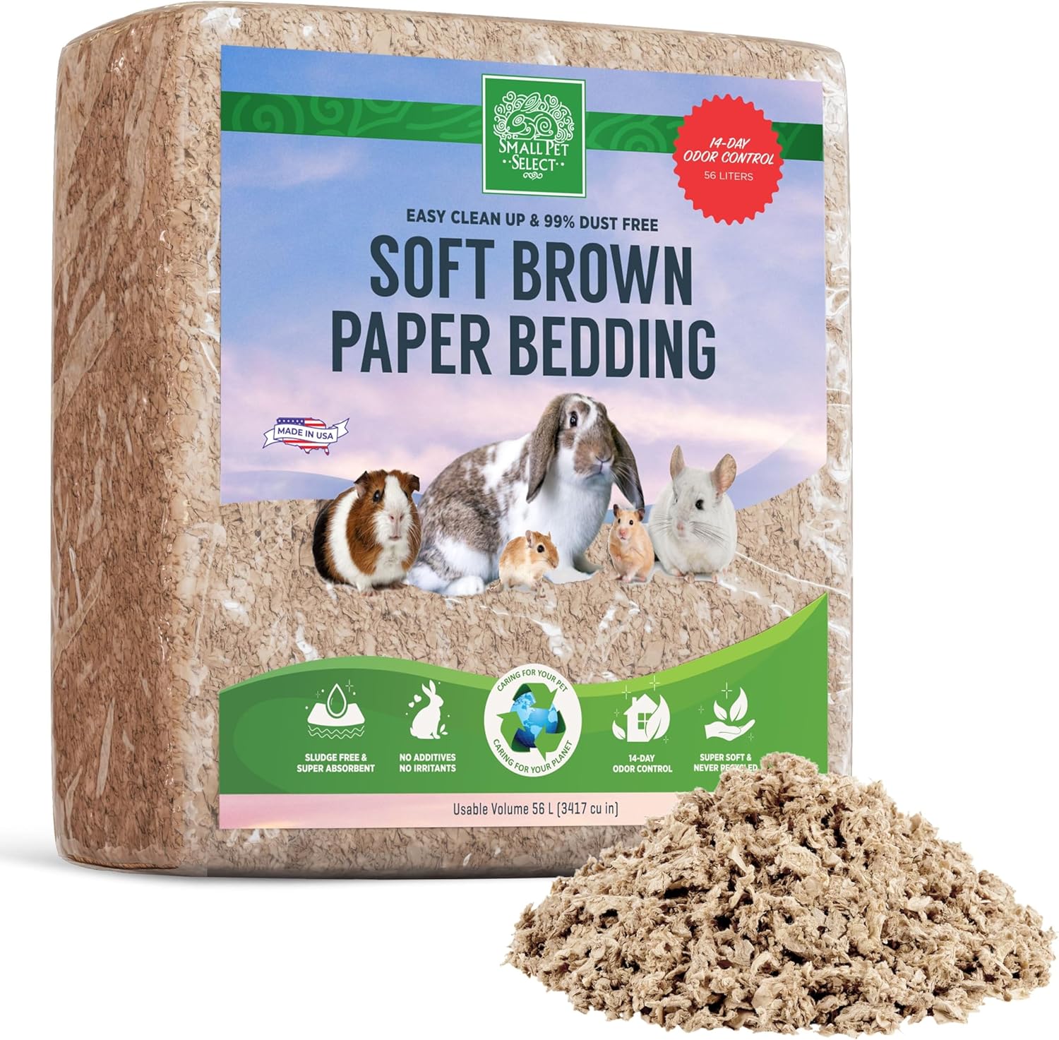 Small Pet Select Premium Small Animal Bedding, 56L photo 1