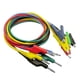 thumbnail image 2 of Conector banana a pinza de Sonda de prueba Soledad 15 Uds Cable de Ambre Multímetro, 2 of 7