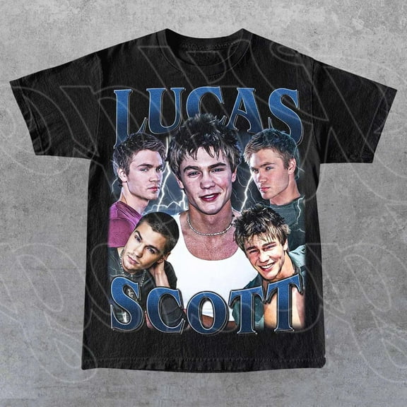 Lucas Scott Vintage T-Shirt, Gift For Woman and Man Unisex T-Shirt