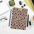 thumbnail image 7 of FMSHPON Houndstooth PatternLeopard Print Clipboard Hardboard Wood Nursing Clip Board and Pull for Standard A4 Letter 13x9 inches, 7 of 7