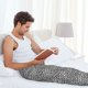 thumbnail image 5 of Balery Black Leopard Pantalones de pijama para hombre, pijama ultraligero, pantalón de descanso-XX-Large, 5 of 6