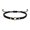 Black, variant on Braided Couple Bracelet Him Her Commitment Bracelet Retro Steel Beads Couple Bracelets Lightweight Adjustable Rope Friendship Wristbands Birthday Gift