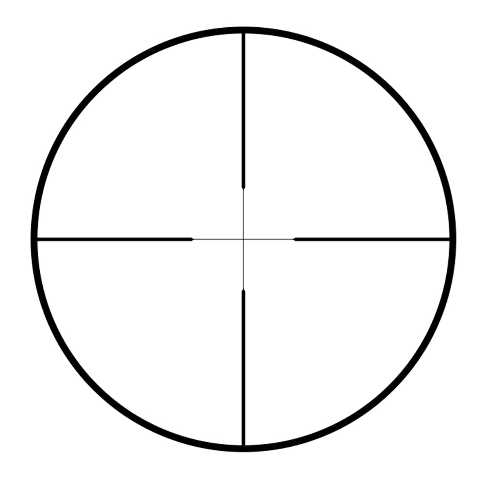 HAWKE Vantage 3-9x40 30/30 Reticle Riflescope with Match Mount 1in Medium Weaver Scope Rings (14120+22113)