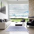 thumbnail image 7 of Ahgly Company Machine Washable Indoor Rectangle Transitional Lavender Blue Area Rugs, 3' x 5', 7 of 7