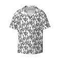thumbnail image 6 of Kdxio Men's Hawaiian Shirt for Men Short Sleeve Shirt Snake Summer Casual Holiday Beach Button Down T-Shirts, 6 of 7