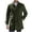 Army Green-A, variant on Mens Slim Fit Trench Coat Notched Collar Fashion Casual Long Jacket Overcoat Warm Soft Single Breasted Pea Coat 3XL Orange