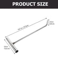 thumbnail image 2 of Phenofice Manhole Cover Lifting Hooks Heavy Duty Hook Silver 1Pack for Daily Use, 2 of 8