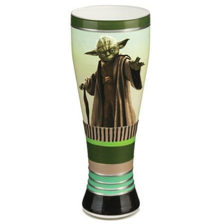 

Vandor LLC Star Wars Yoda 20 Oz. Hand Painted Glass