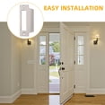 thumbnail image 3 of OUNONA 6pcs Reinforcement Security Strike Plate For Wooden Room Doors Metal Lock Plate For Home Security Door Plate Security Device, 3 of 8