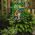 thumbnail image 2 of Longhaired Blue and Tan Chihuahua St. Patricks Day Flag Garden Size, 2 of 3