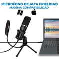 thumbnail image 4 of Micrófono Condensador De Estudio Plug 3.5mm Ele-Gate Actuación En Vivo, 4 of 4