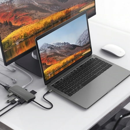 Hyper - HyperDrive 9-in-1 USB-C Hub - Space Gray