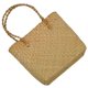 thumbnail image 5 of 2X Bolso de Playa de Mujer de Verano de Paja de Moda Bolsa Bolso Hecho A Mano de Ratán Retro (Amarillo), 5 of 9