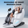 thumbnail image 4 of MassaMAX 4D Massage Chair, OTA Update & Electric Extendable Footrest, Zero Gravity, With Touch Screen, Quick Access Buttons, 4 of 14