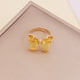 thumbnail image 4 of PVCS Bague Ajustable Papillon Couleur Unie Créative Mode pour Femmes avec Ouverture, 4 of 4