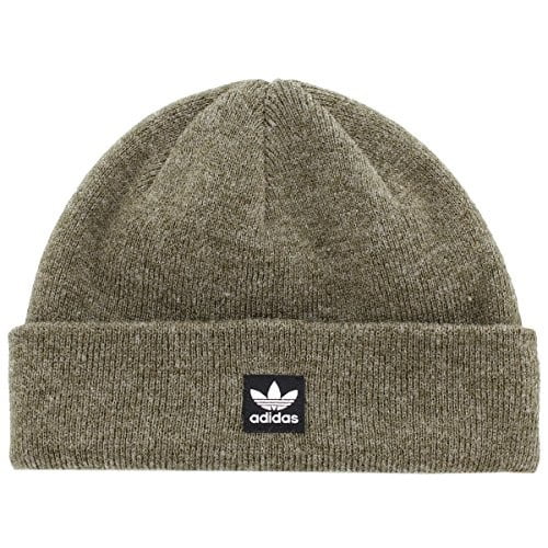 Adidas Mens Originals Starboard Knit Beanie Olive Heather One Size