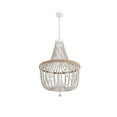 thumbnail image 3 of Living District Jolie 24 Inch Beaded Pendant In Antique White, 3 of 8