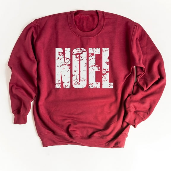 Noel Block Distressed - Women's Graphic Sweatshirt