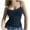 Navy, variant on Ltctricy Women's Tank Tops Ribbed Square Neck Spaghetti Strap Lace Camisole Summer Tops Slim Sleeveless Blouses Going out Shirts