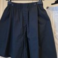 thumbnail image 4 of REALiKUN Women's Plus Size Denim Bermuda Shorts, Drawstring Elastic Waist Straight Leg Jean Shorts with Pockets, 4 of 5