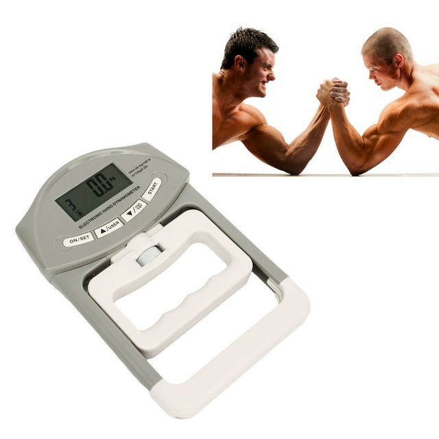 Fortalecedor De Agarre Manual Digital, Sensor De Tensión Preciso Pantalla LCD Dinamómetro De Mano Digital Medición De Fuerza De Agarre Para Deportes Para Uso Doméstico