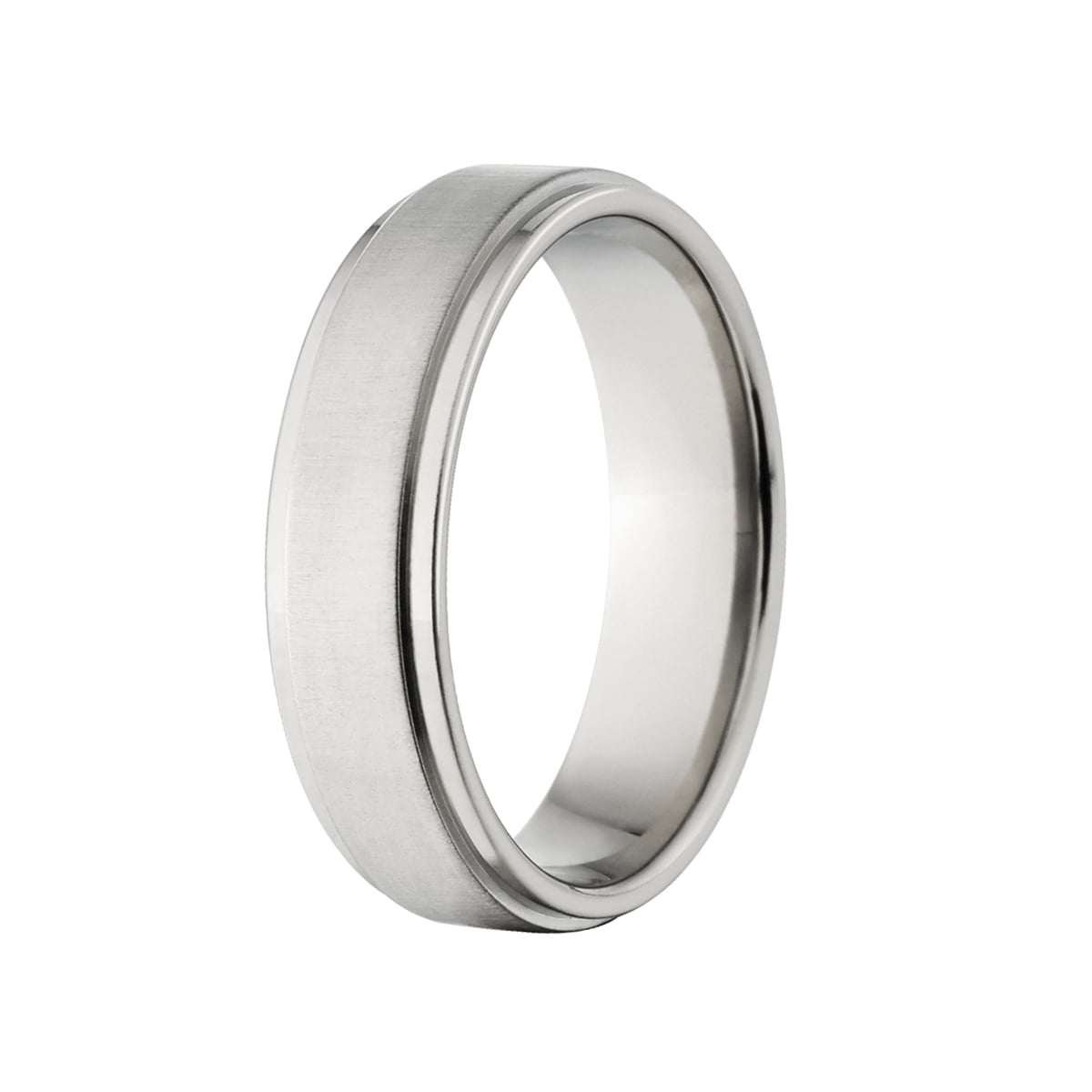 Custom Finish 6mm Stainless Steel Ring