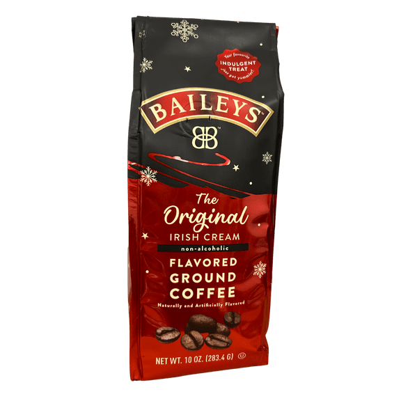 Baileys Original Irish Cream Flavored Ground Coffee - Limited Edition Holiday Bag - 11 Ounce