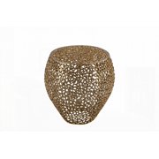 ET3403-18 Side Gold Modern Table - Contemporary Elegance