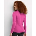 thumbnail image 4 of Hanes Sport Cool DRI Women's Performance Long Sleeve T-Shirt Fresh Berry S, 4 of 5