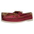 thumbnail image 2 of Sperry Women's Authentic Original Venice Boat Shoe, Red Canvas, 5.5 M, 2 of 2