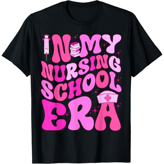 Nursing Student Era for Future Nurse School Essentials T-Shirt Casual Short Sleeve Shirt