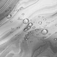 thumbnail image 5 of Grey Marble Shower Curtain Abstract Ombre Modern Fabric Bath Curtains Luxury Gray Shower Curtins Bathroom Accessories 72x72 Inches, 5 of 6