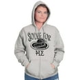 thumbnail image 3 of Solve Pi Math Geeky Nerdy Funny Smart Zip Up Hoodie Men's Women's Brisco Brands L, 3 of 6