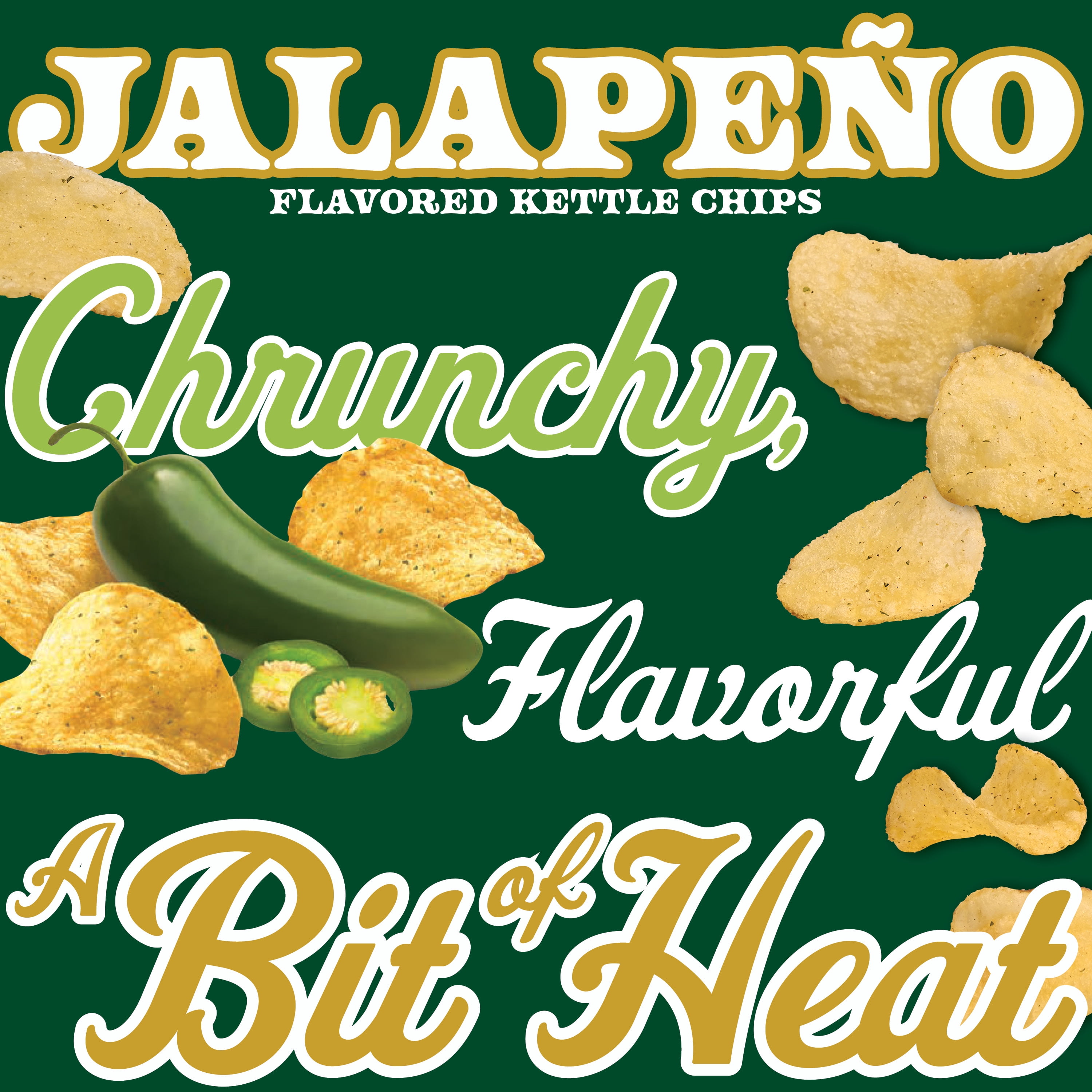(3 pack) Herr's Jalapeno Kettle Chip 13oz
