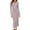 Purple, variant on qolati Sweater Dresses for Women Elegant Long Sleeve V Neck Sweater Maxi Dress Button Bodycon Fitted Fall Ribbed Knit Dresses