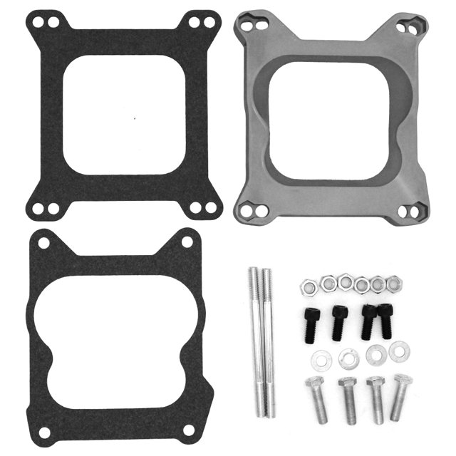 Adaptador De Carburador Adaptador de carburador Kit de adaptador de carburador de aleación de aluminio para Holley a Quadrajet