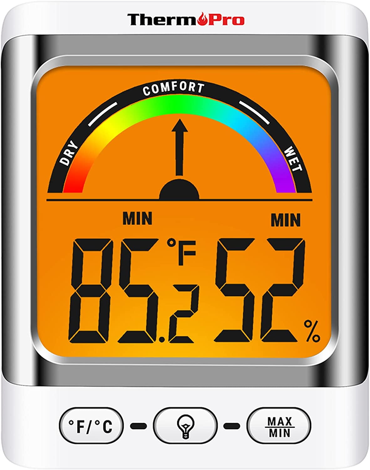 Digital Hygrometer Indoor Thermometer Humidity Gauge Meter Comfort Home Room Kit 