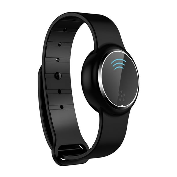 EeaseMX 1 juego de pulsera repelente de mosquitos ajustable (negro)