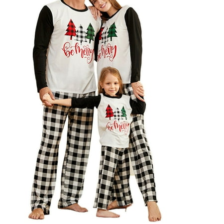 

Shuttle tree Christmas Matching Pajamas Outfits Set Family Xmas Tree Pajamas for Baby Kid Teens and Adults