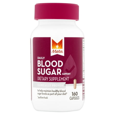 Meta Daily Blood Sugar Support Capsules, 160 count