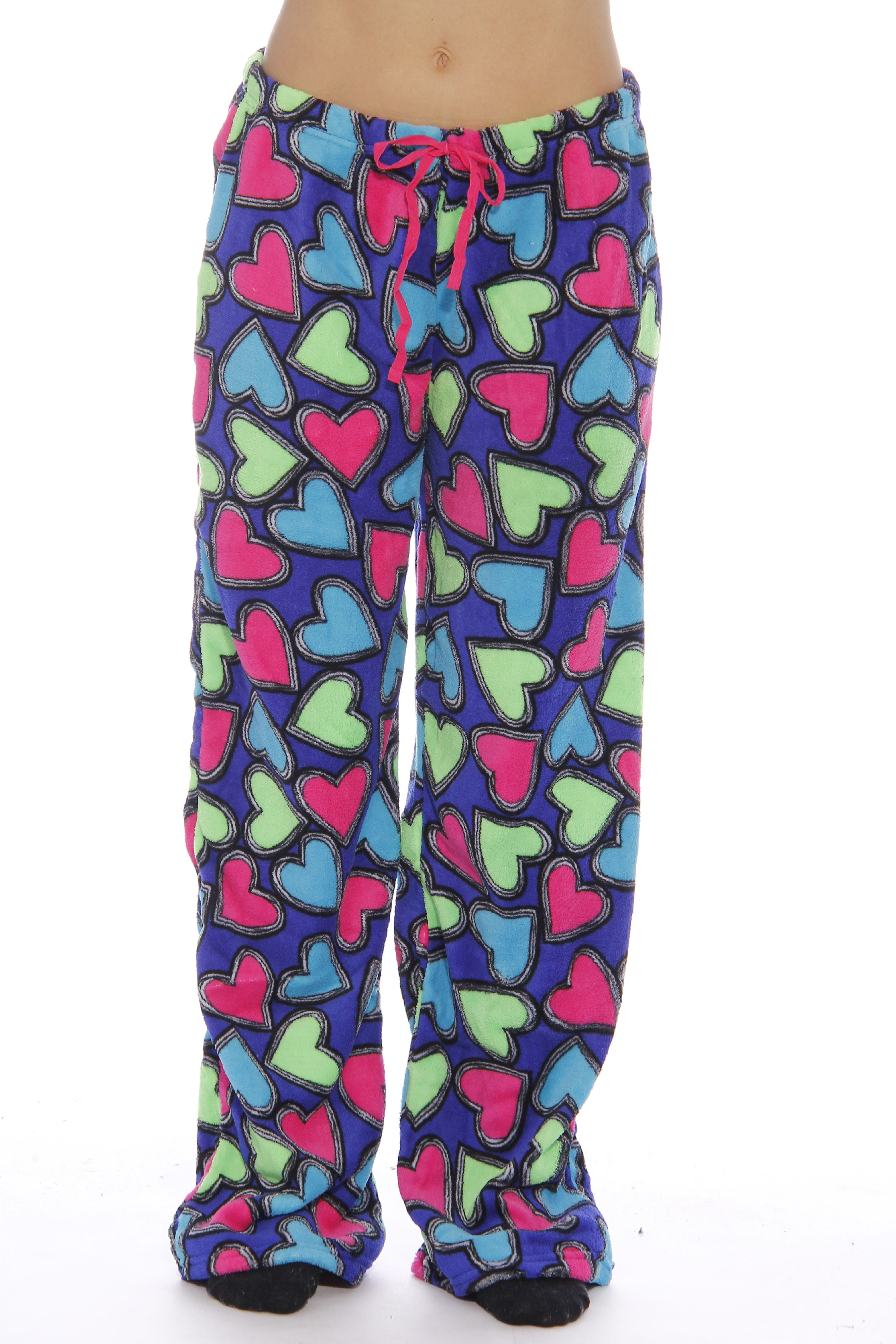 just love women's plush pajama pants