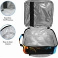 thumbnail image 3 of Lunch Box Bag Abstract Fiery Dragons Pattern Lunchbox Insulated Thermal Cooler Ice Adjustable Shoulder Strap for Women Men, 3 of 10