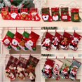 thumbnail image 4 of 4 medias navideñas, calcetines, Papá Noel, muñeco de nieve, adornos colgantes para el árbol de Navidad, decoración navideña para el hogar, Año Nuevo, Navidad, bolsas de regalo de dulces, 4 of 5