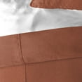 thumbnail image 5 of Eclipse Linen Terra Cotta Duvet Cover Set Super King, 5 of 8