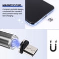 thumbnail image 5 of Round Magnetic Cable Plug Phone Android Magnet Charger Plug -USB Fast Charging Adapter, 5 of 8