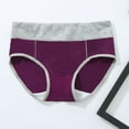 thumbnail image 2 of Nexjvus Sexy Womens Underwear Plus Size Solid Color Traceless Knick High Waist Underwear Size S-3XL 4 Pack, 2 of 9
