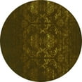 thumbnail image 1 of Ahgly Company Indoor Round Oriental Green Industrial Area Rugs, 8' Round, 1 of 4