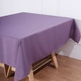 thumbnail image 5 of BalsaCircle 70" x 70" Square Polyester Tablecloth Violet Amethyst, 5 of 8